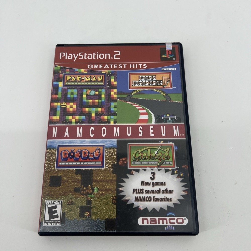 Namco Museum - PS2 PlayStation 2 - Complete w/ Manual Greatest Hits Tested